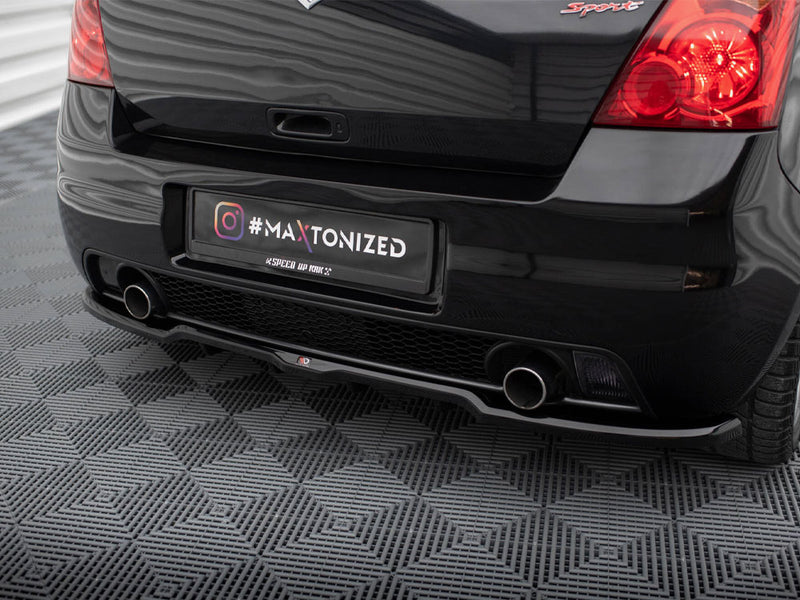 Maxton Design Rear Splitter (Vertical Bars) Suzuki Swift Sport Mk4