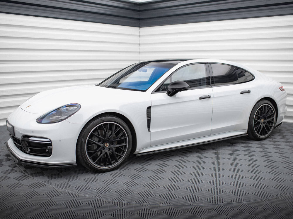 Maxton Design Side Skirts Diffusers Porsche Panamera GTS 971 - Textured