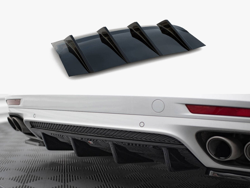 Maxton Design Rear Valance Porsche Panamera GTS 971 - Textured