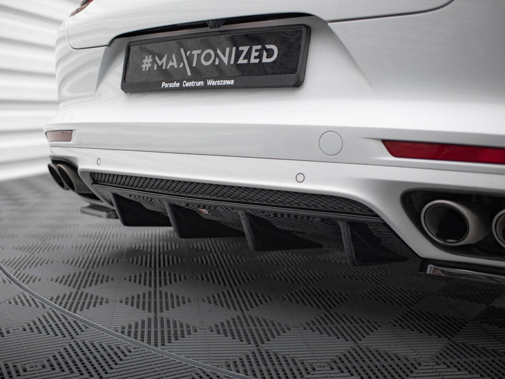 Maxton Design Rear Valance Porsche Panamera GTS 971 - Textured