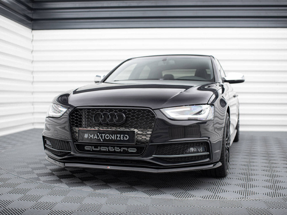 Maxton Design Front Splitter V.1 Audi S4 / A4 S-Line B8 FL
