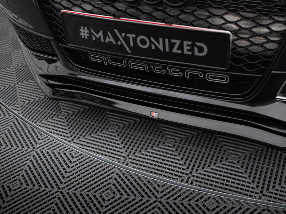 Maxton Design Front Splitter V.1 Audi S4 / A4 S-Line B8 FL