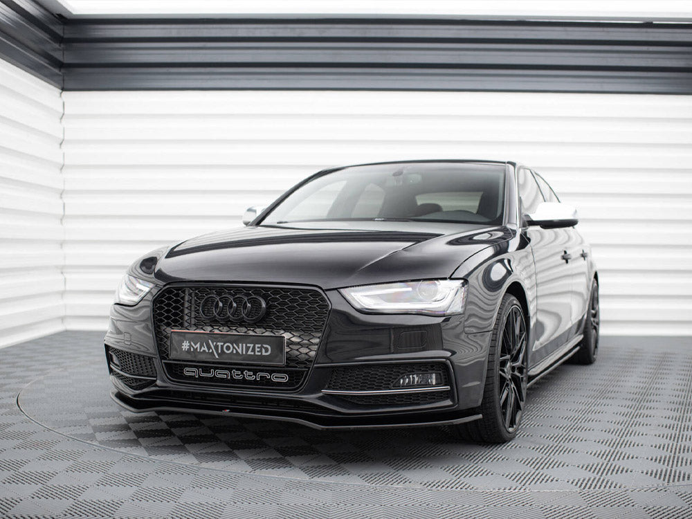 Maxton Design Front Splitter V.2 Audi S4 / A4 S-Line B8 FL