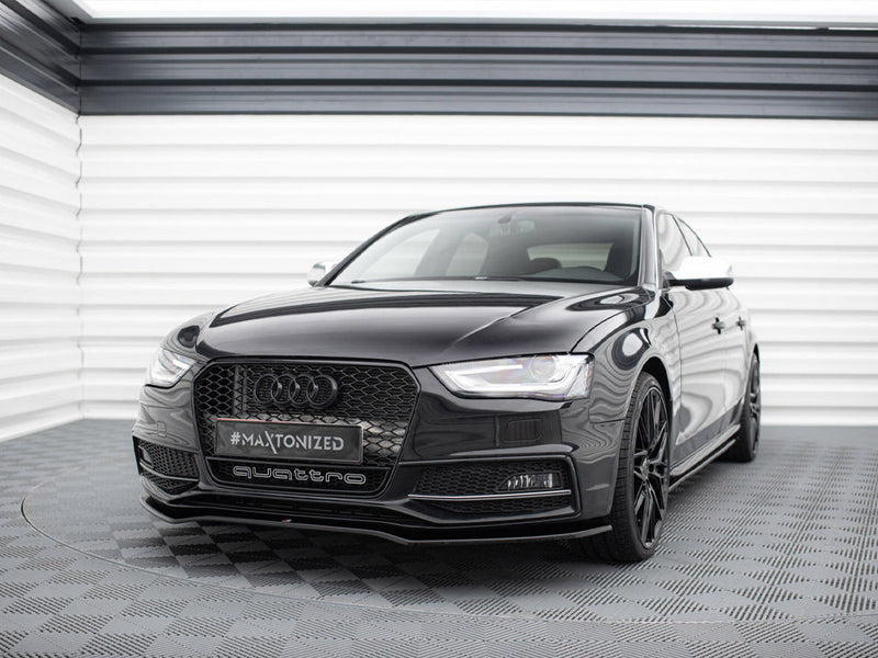 Maxton Design Front Splitter V.2 Audi S4 / A4 S-Line B8 FL