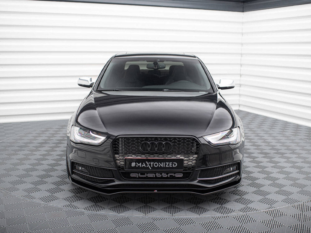Maxton Design Front Splitter V.2 Audi S4 / A4 S-Line B8 FL
