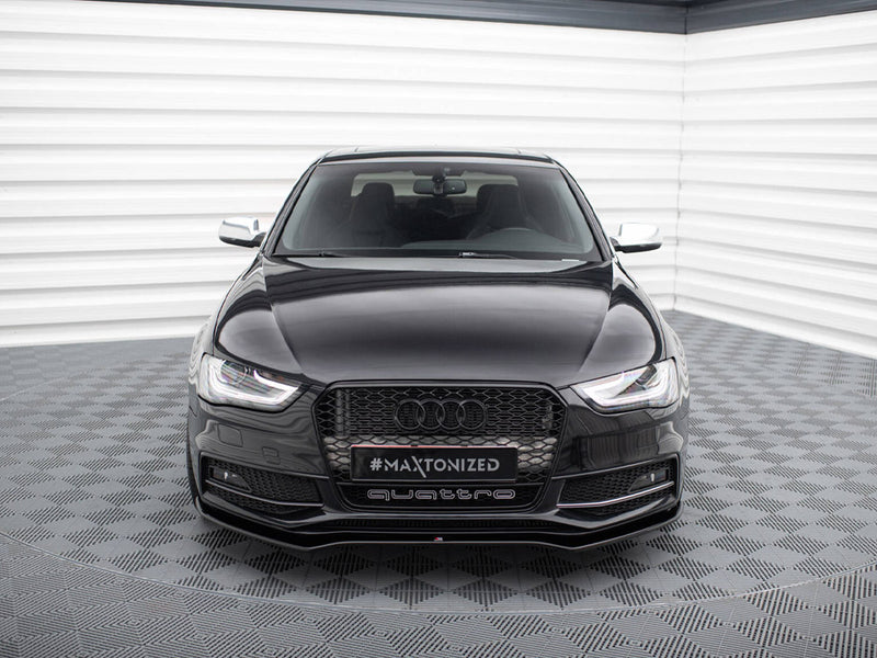 Maxton Design Front Splitter V.2 Audi S4 / A4 S-Line B8 FL