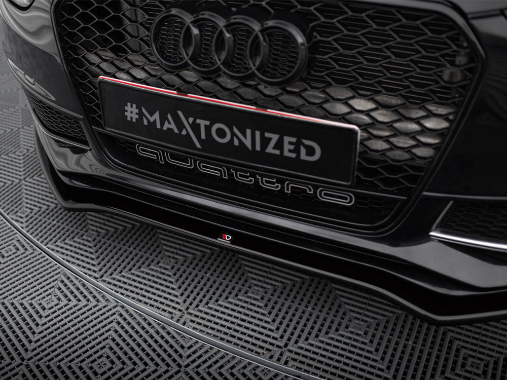 Maxton Design Front Splitter V.2 Audi S4 / A4 S-Line B8 FL