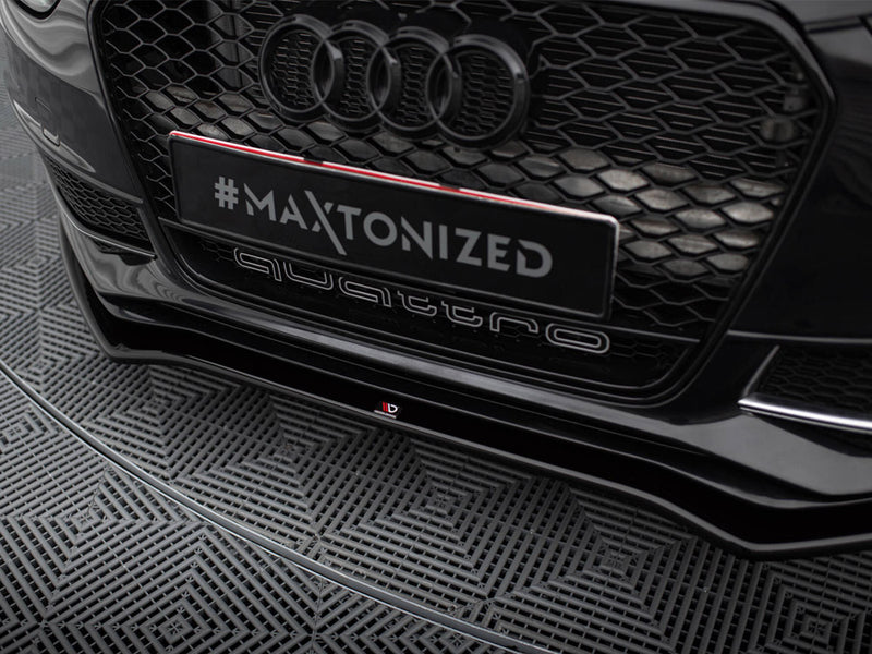 Maxton Design Front Splitter V.2 Audi S4 / A4 S-Line B8 FL