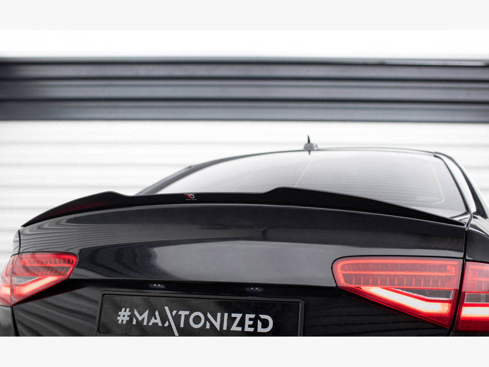 Maxton Design Spoiler CAP Audi S4 B8 Facelift Sedan - Textured