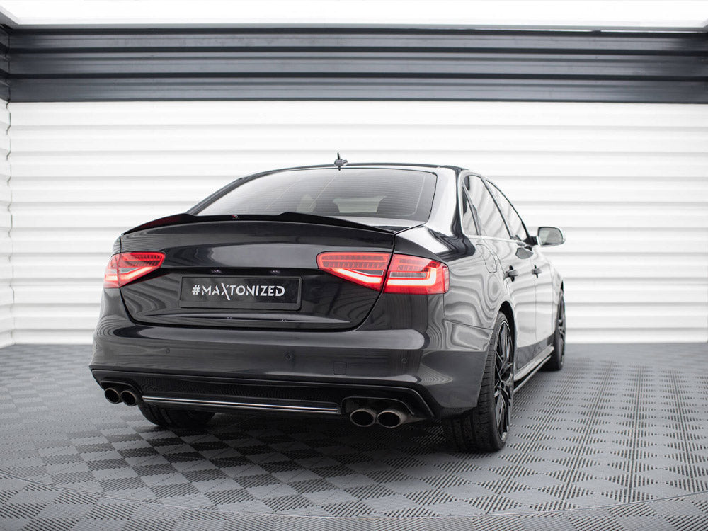 Maxton Design Spoiler CAP Audi S4 B8 Facelift Sedan - Textured