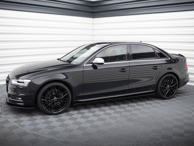 Maxton Design Side Skirts Diffusers V.1 Audi S4 / A4 / A4 S-Line B8 / B8 FL