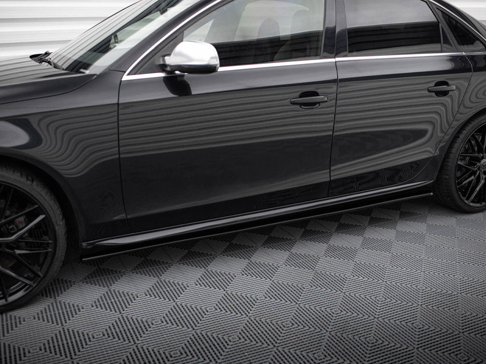 Maxton Design Side Skirts Diffusers V.1 Audi S4 / A4 / A4 S-Line B8 / B8 FL