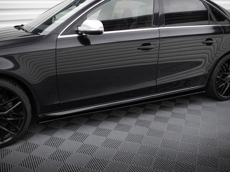 Maxton Design Side Skirts Diffusers V.1 Audi S4 / A4 / A4 S-Line B8 / B8 FL
