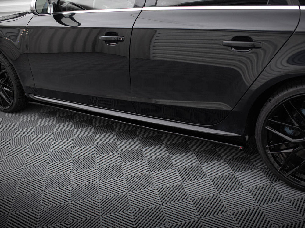 Maxton Design Side Skirts Diffusers V.1 Audi S4 / A4 / A4 S-Line B8 / B8 FL