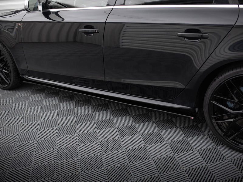 Maxton Design Side Skirts Diffusers V.1 Audi S4 / A4 / A4 S-Line B8 / B8 FL