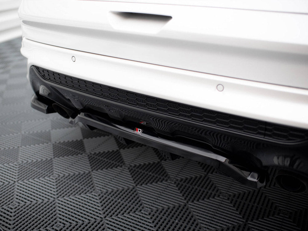 Maxton Design Central Rear Splitter (Vertical Bars) Ford Kuga ST-Line Mk2
