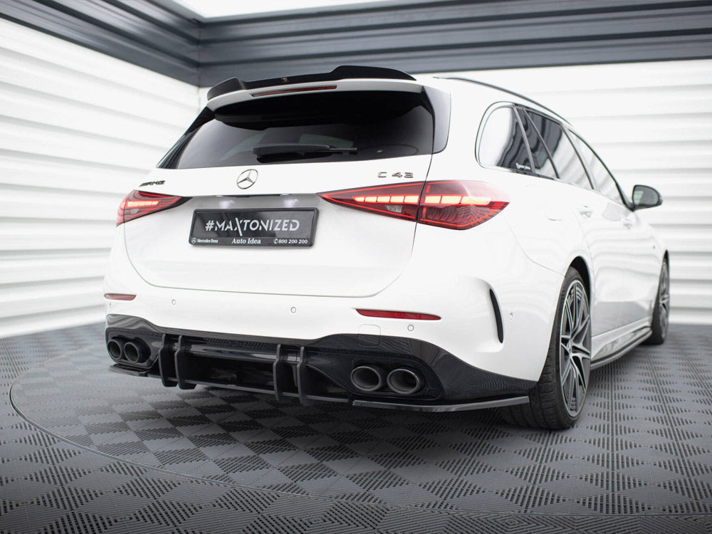 Maxton Design Rear Side Splitters Mercedes-Benz C AMG-Line / 43 AMG W206