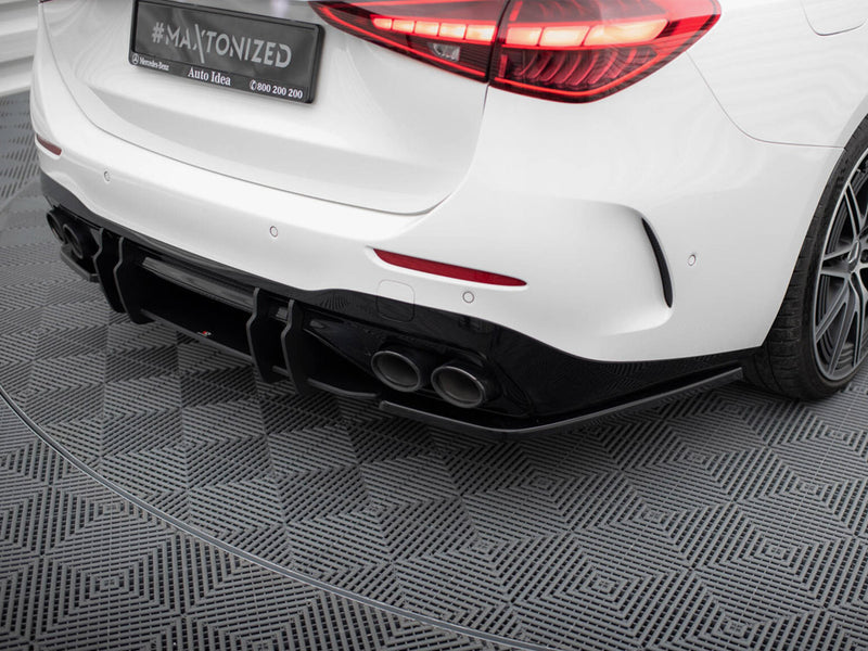 Maxton Design Rear Side Splitters Mercedes-Benz C AMG-Line / 43 AMG W206