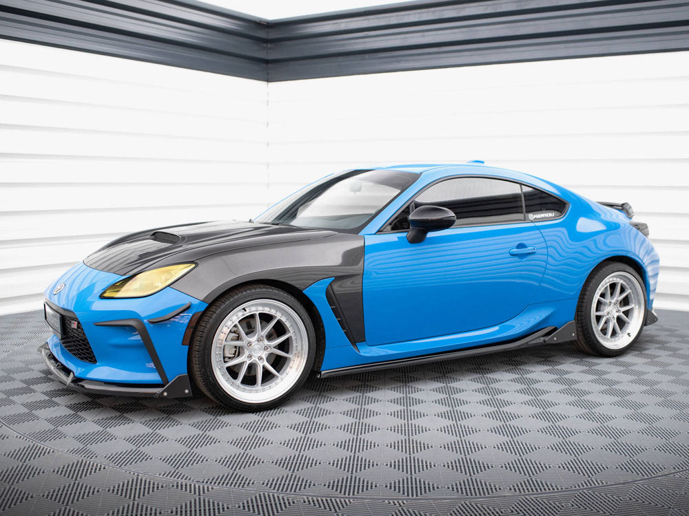 Maxton Design Side Skirts Diffusers V.1 + Flaps Toyota GR86 Mk1