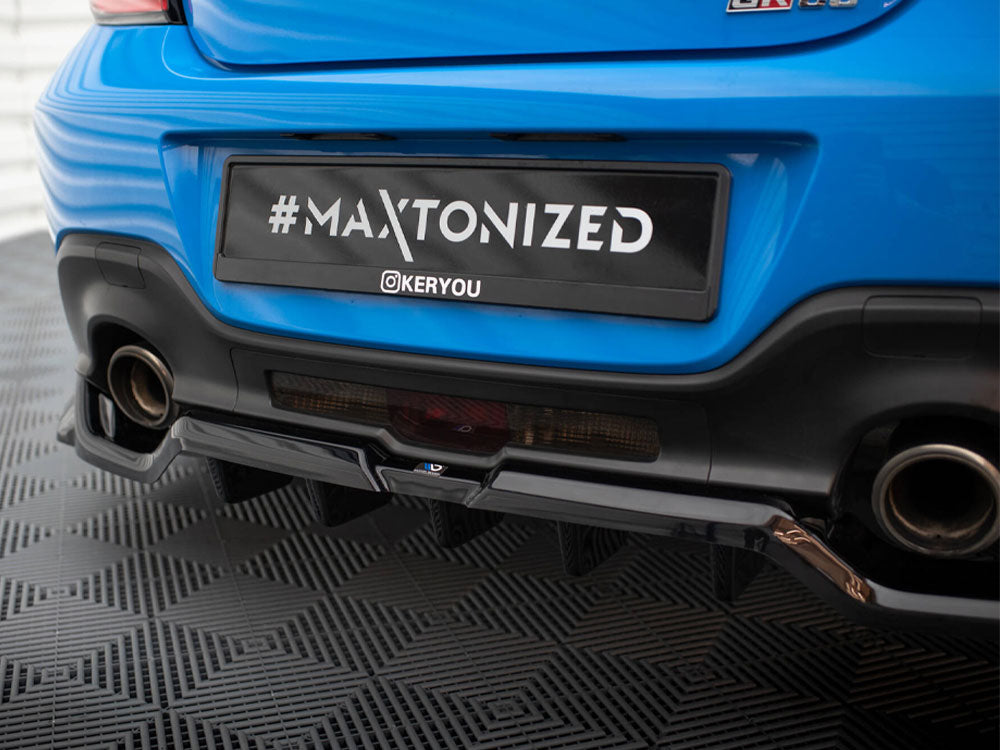 Maxton Design Rear Splitter (Vertical Bars) V.3 Toyota GR86 Mk1