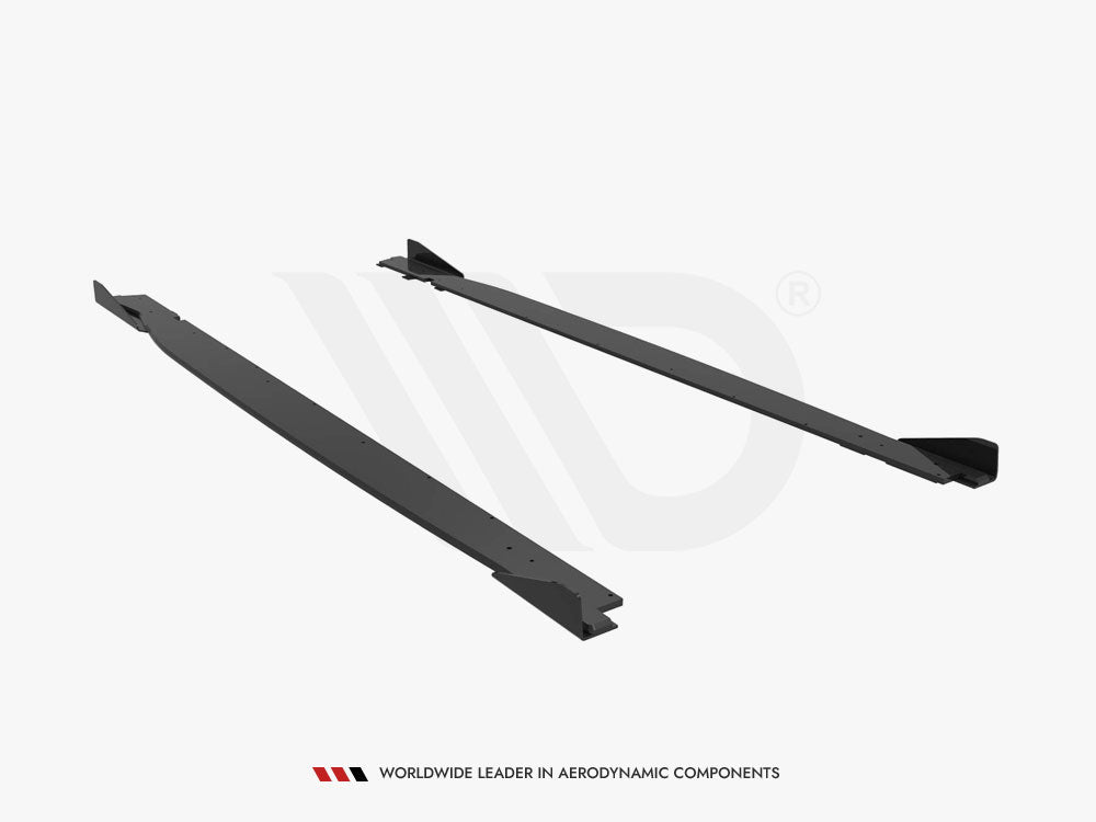 Maxton Design Street PRO Side Skirts Diffusers V.1 + Flaps Toyota GR86 Mk1