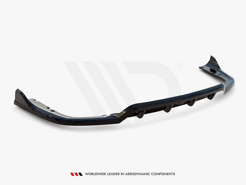 Maxton Design Central Rear Splitter (Vertical Bars) V.2 BMW X6 M-Pack G06 Facelift