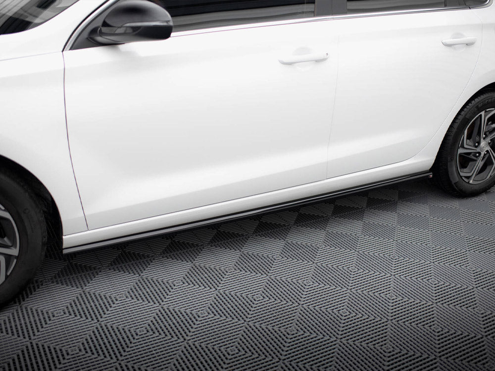 Maxton Design Side Skirts Diffusers Hyundai I30 N-Line / Standard Hatchback / Fastback Mk3 Facelift