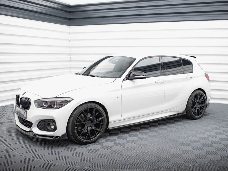 Maxton Design Side Skirts Diffusers V.3 CSL Look BMW 1 M-Pack / M140i F20 Facelift