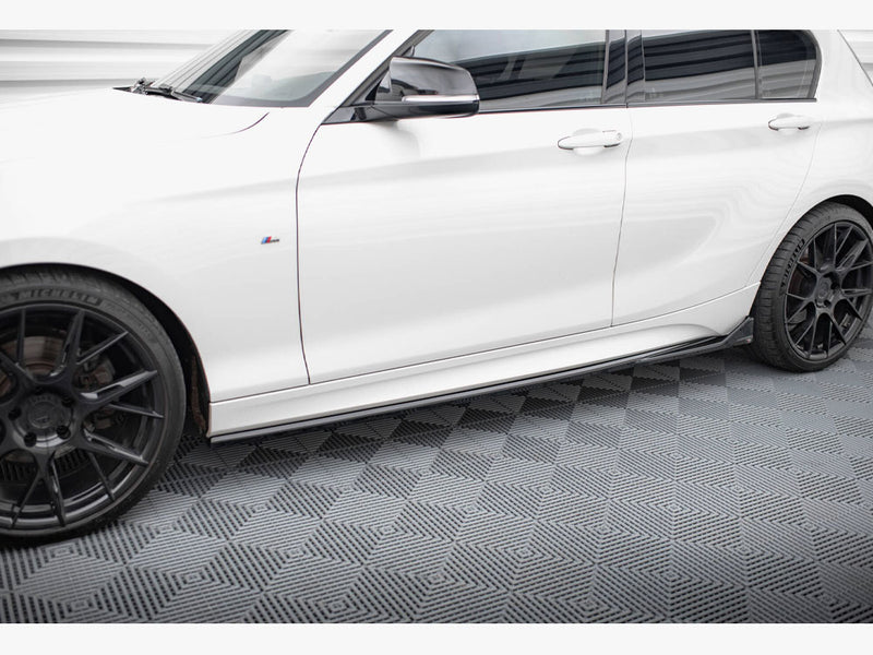 Maxton Design Side Skirts Diffusers V.3 CSL Look BMW 1 M-Pack / M140i F20 Facelift