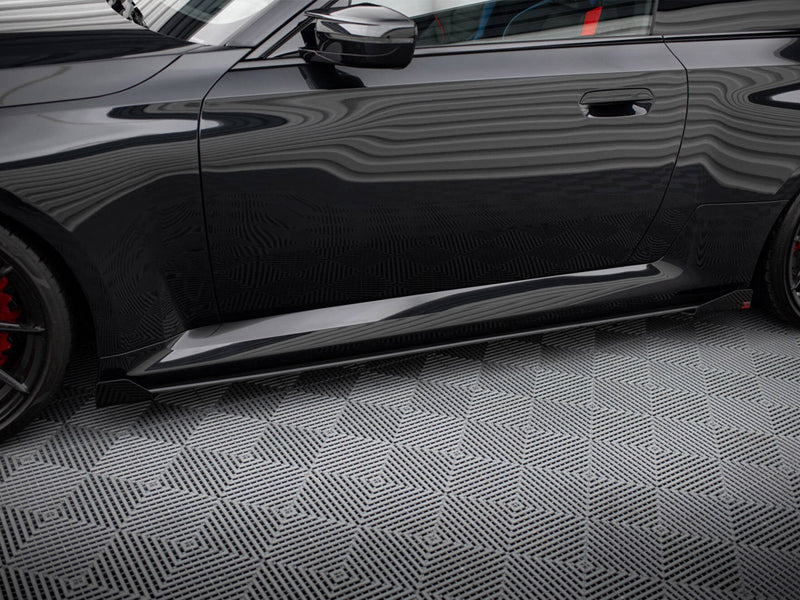 Maxton Design Street PRO Side Skirts Diffusers V.1 + Flaps BMW M2 G87