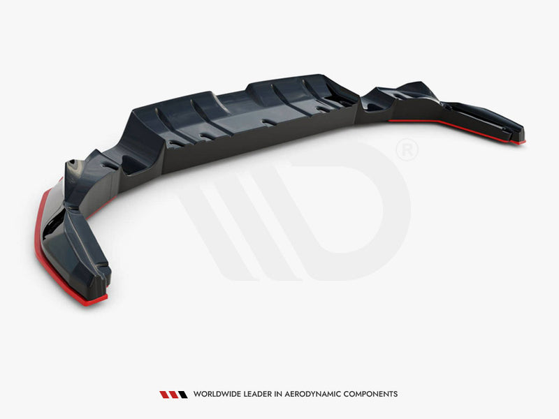 Maxton Design Central Rear Splitter (Vertical Bars) V.2 Toyota GR86 Mk1