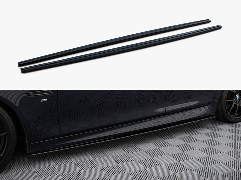 Maxton Design Side Skirts Diffusers BMW 5 F10 / F11 M-Power / M-Pack