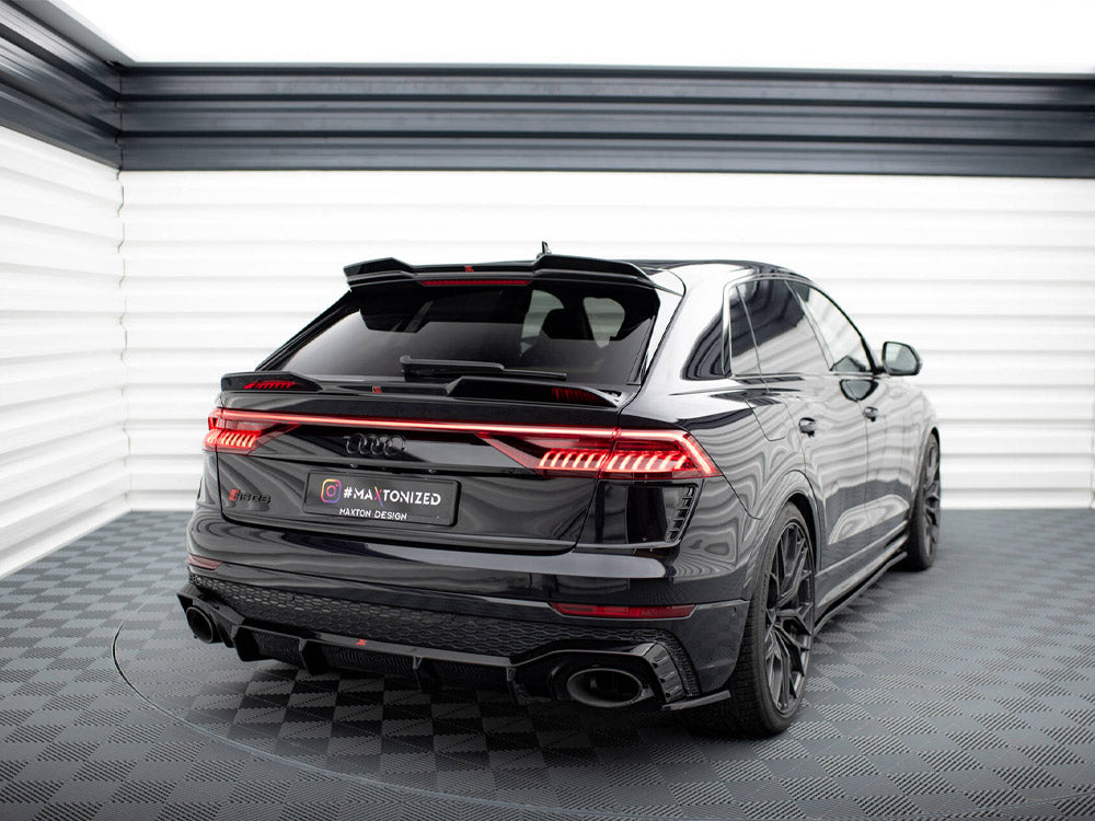 Maxton Design Lower Spoiler CAP 3D Audi Q8 / RSQ8 / SQ8 / Q8 S-Line Mk1