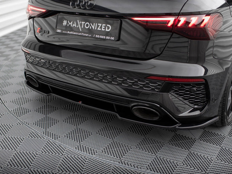 Maxton Design Central Rear Splitter Audi RS3 Sportback 8Y