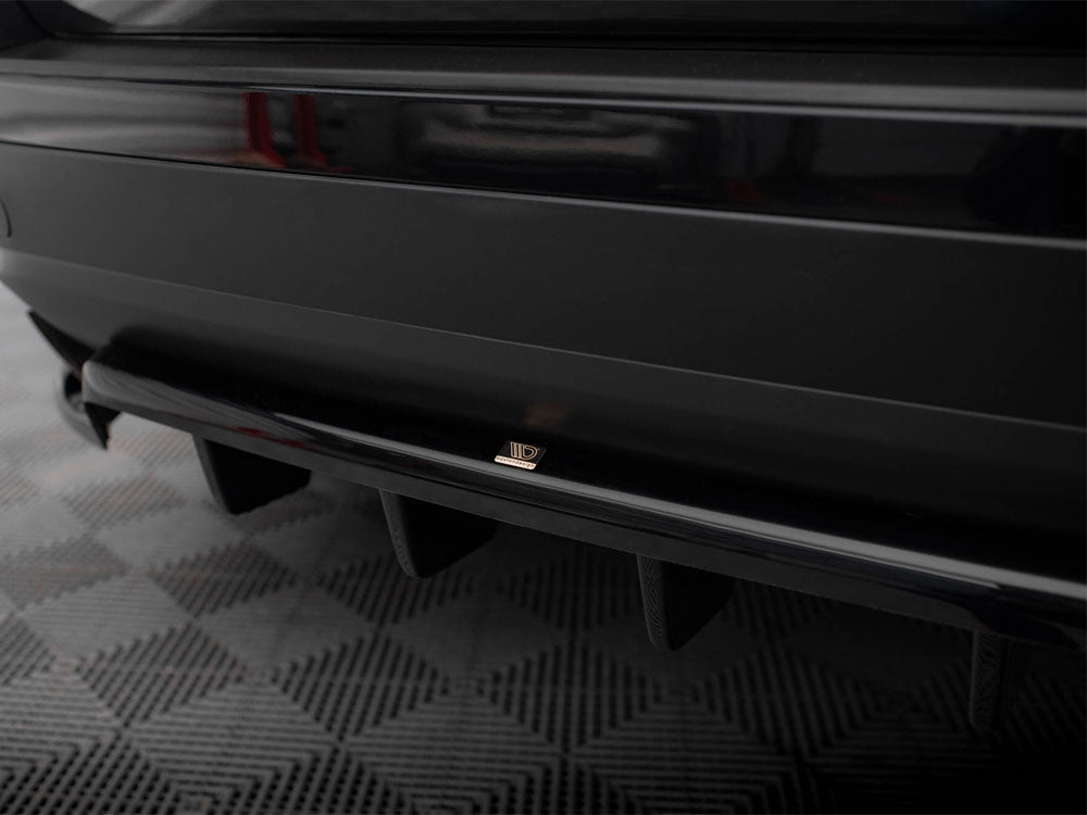Maxton Design Rear Splitter (Vertical Bars) Volkswagen Touareg Mk2
