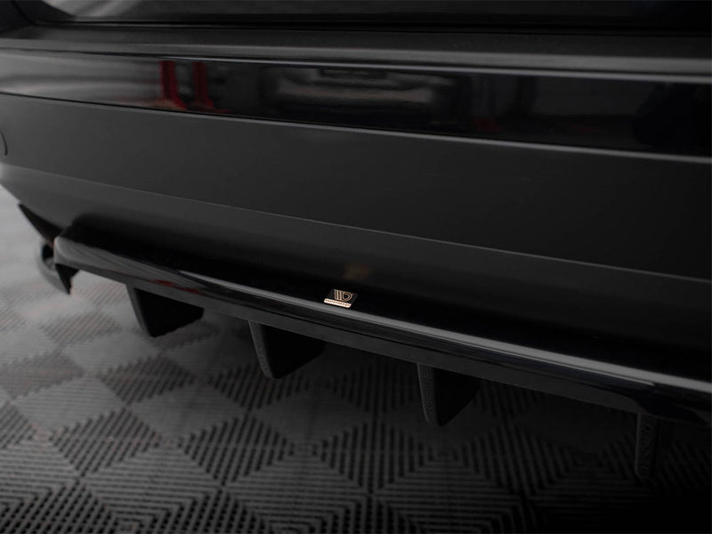 Maxton Design Rear Splitter (Vertical Bars) Volkswagen Touareg Mk2