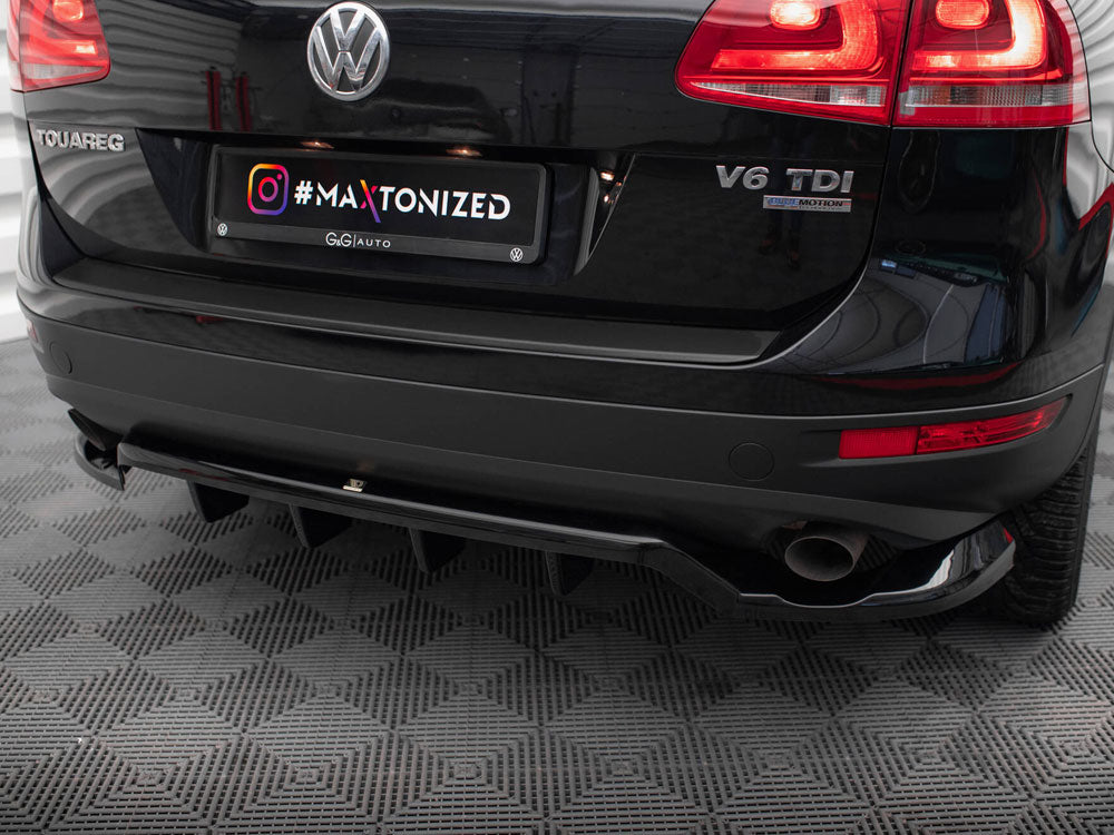 Maxton Design Rear Splitter (Vertical Bars) Volkswagen Touareg Mk2