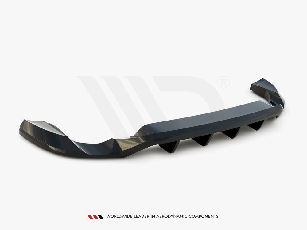 Maxton Design Rear Splitter (Vertical Bars) Volkswagen Touareg Mk2