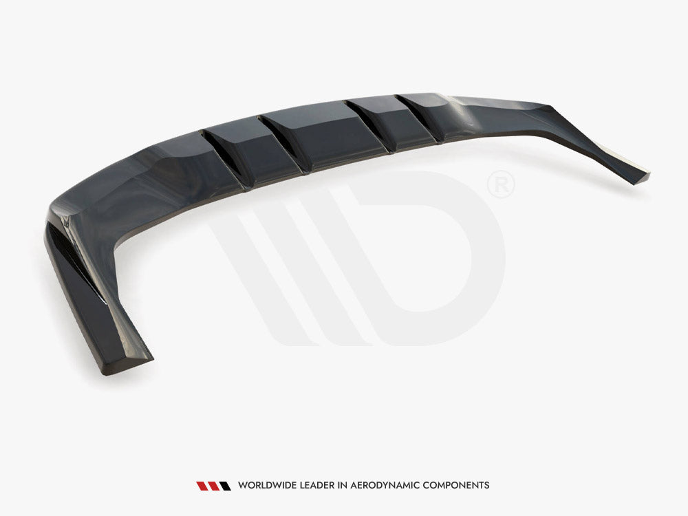 Maxton Design Rear Splitter (Vertical Bars) Mercedes-Benz GLE Coupe AMG-Line C167 / C167 Facelift