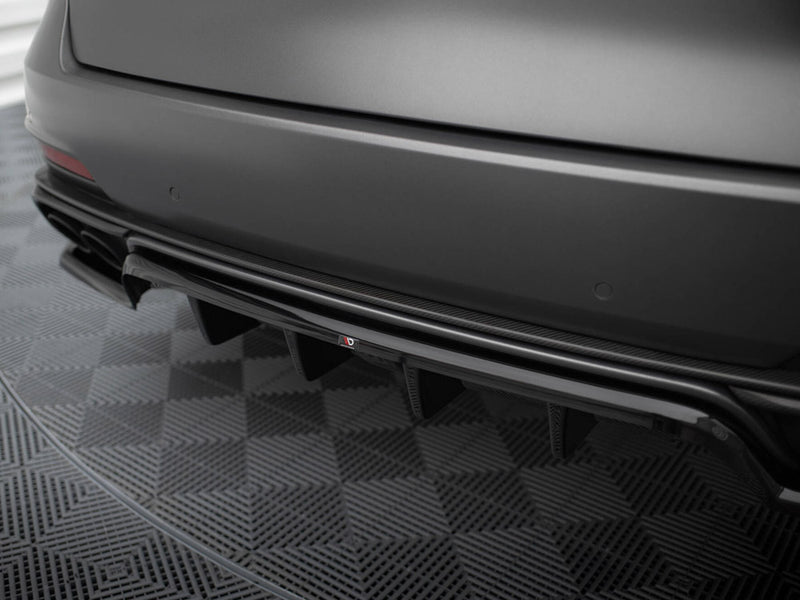 Maxton Design Rear Splitter (Vertical Bars) Maserati Levante Trofeo Mk1