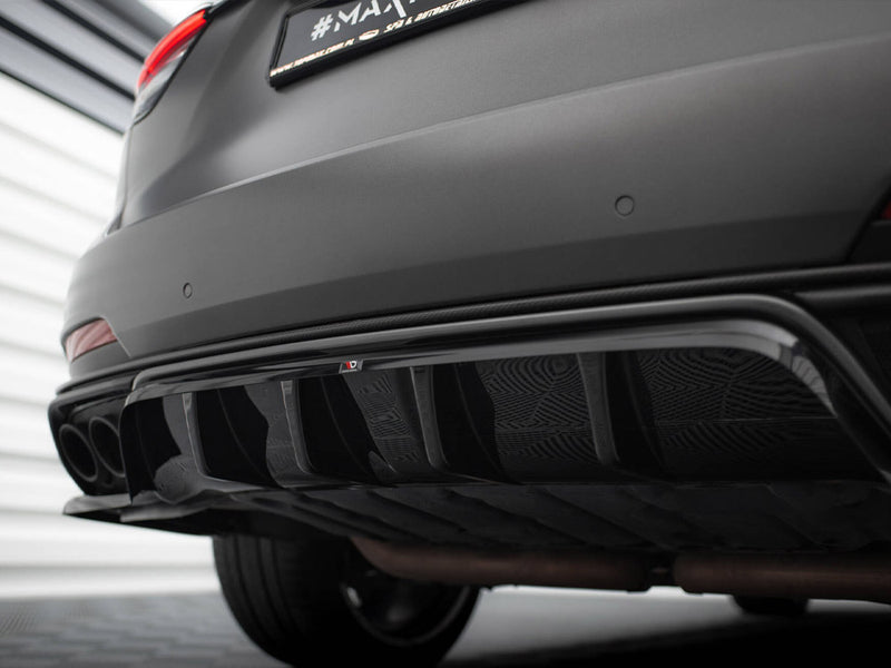 Maxton Design Rear Splitter (Vertical Bars) Maserati Levante Trofeo Mk1