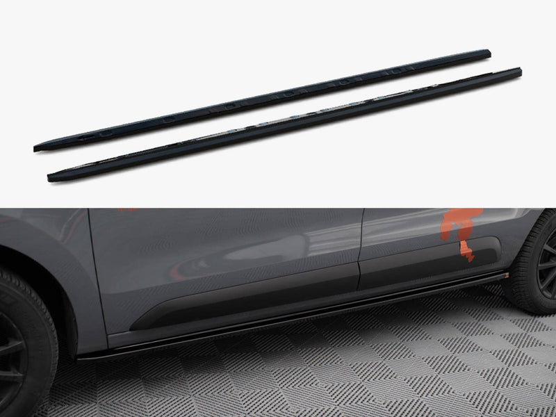 Maxton Design Side Skirts Diffusers Renault Express Mk2
