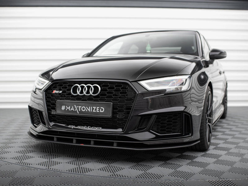 Maxton Design Street PRO Front Splitter Audi RS3 Sedan 8V Facelift