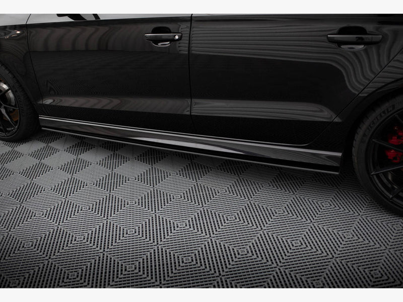 Maxton Design Street PRO Side Skirts Diffusers Audi RS3 Sedan 8V Facelift