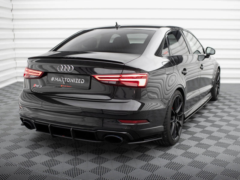 Maxton Design Street Pro Rear Side Splitters Audi RS3 Sedan 8V Facelift