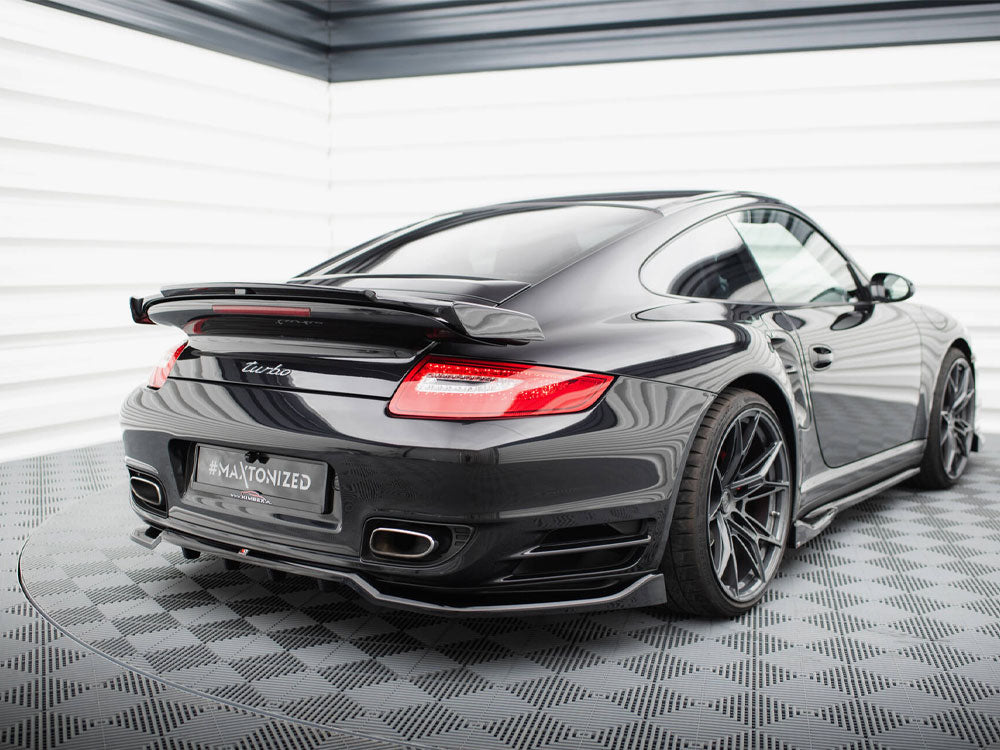 Maxton Design Rear Splitter (Vertical Bars) Porsche 911 Turbo 997