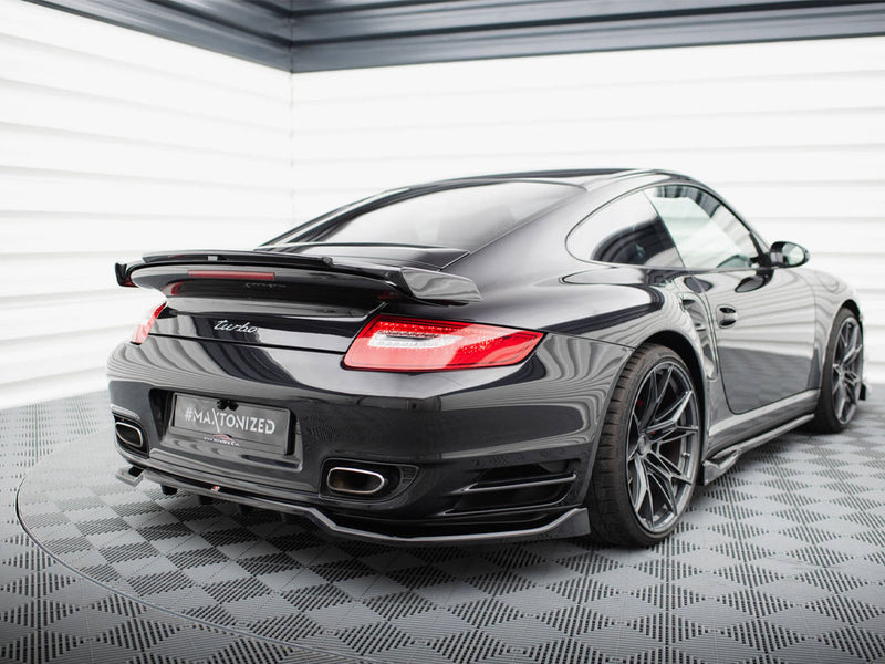 Maxton Design Rear Splitter (Vertical Bars) Porsche 911 Turbo 997