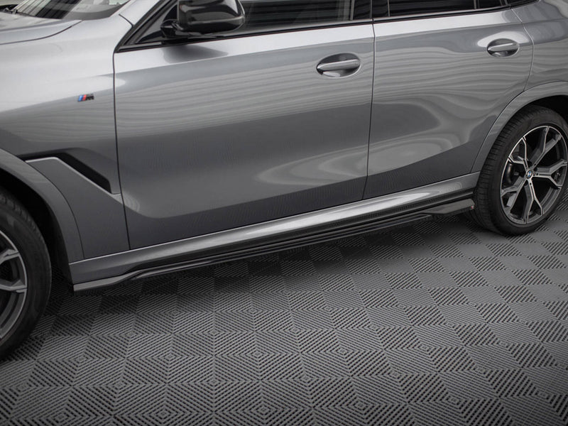 Maxton Design Side Skirts Diffusers V.1 BMW X6 M-Pack G06 Facelift