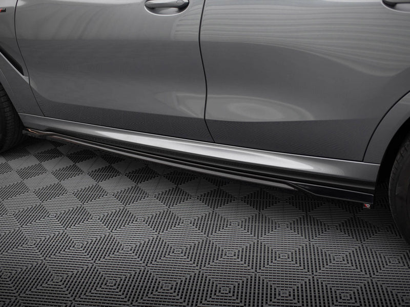 Maxton Design Side Skirts Diffusers V.1 BMW X6 M-Pack G06 Facelift