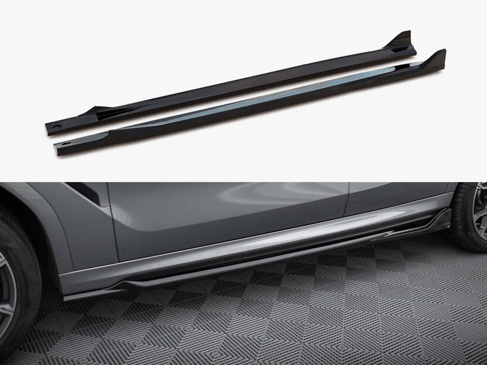 Maxton Design Side Skirts Diffusers V.2 BMW X6 M-Pack G06 Facelift